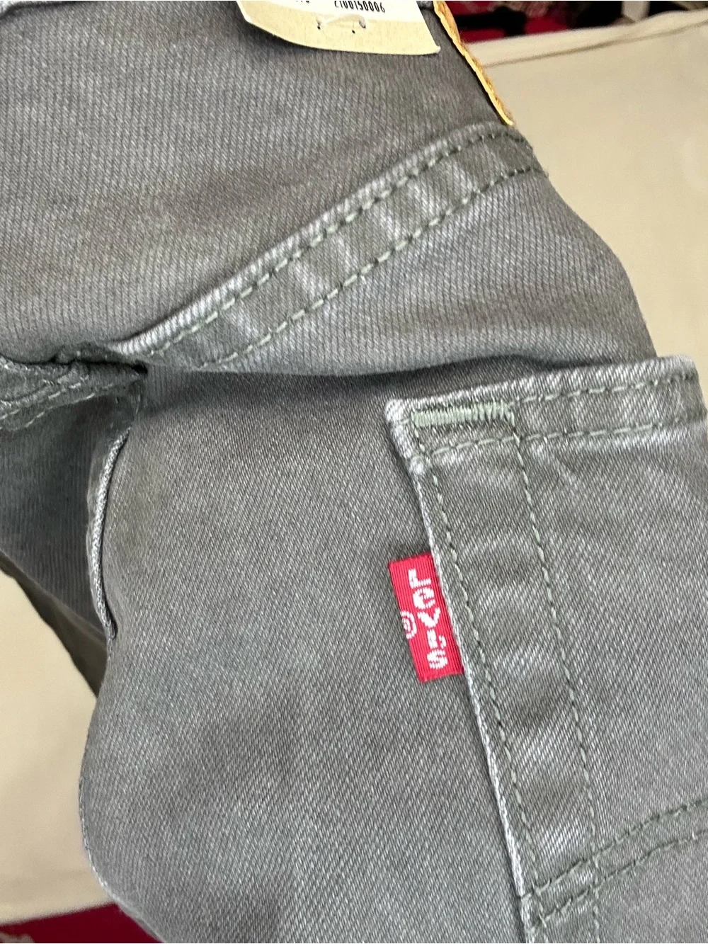 NWT Levi’s Men's Straight-Leg Gray Jeans - 505 Style 32x32